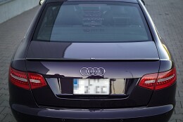 Heck Spoiler Aufsatz Abrisskante passend für Audi A6 S-Line C6 FL Limousine schwarz Hochglanz