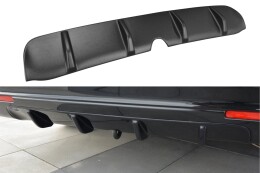 Heck Ansatz Diffusor passend für HONDA ACCORD MK8. CU-Serie vor Facelift SEDAN schwarz Hochglanz
