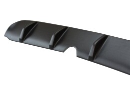 Heck Ansatz Diffusor passend für HONDA ACCORD MK8. CU-Serie vor Facelift SEDAN schwarz Hochglanz