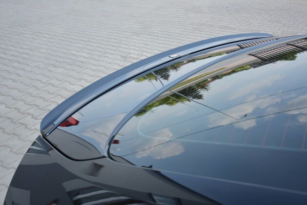 Heck Spoiler Aufsatz Abrisskante passend für Audi A5 Sportback S-Line 8T Facelift schwarz Hochglanz