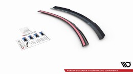 Heck Spoiler Aufsatz Abrisskante passend für Mercedes GLA 45 AMG SUV (X156) vor Facelift Carbon Look