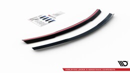 Heck Spoiler Aufsatz Abrisskante passend für Mercedes GLA 45 AMG SUV (X156) vor Facelift Carbon Look
