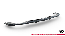 Mittlerer Cup Diffusor Heck Ansatz V.1 passend für Mercedes-Benz GLA 45 AMG schwarz Hochglanz