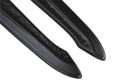 Heck Ansatz Flaps Diffusor passend für Audi RS6 C6 Avant schwarz Hochglanz
