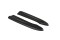 Heck Ansatz Flaps Diffusor passend für Audi RS6 C6 Avant schwarz Hochglanz