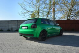 Heck Ansatz Flaps Diffusor V.1 passend für AUDI S3 8L schwarz Hochglanz