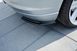 Heck Ansatz Flaps Diffusor passend für CHRYSLER CROSSFIRE schwarz Hochglanz