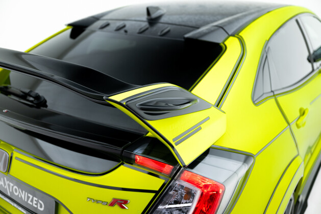 Spoiler Seiten Erweiterung passend für Honda Civic Type-R Mk10 / Mk10 FL schwarz Hochglanz