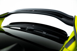 Untere Heck Spoiler Aufsatz Abrisskante passend für Honda Civic Type-R Mk10 / Mk10 Facelift schwarz Hochglanz