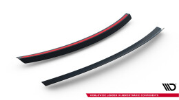 Untere Heck Spoiler Aufsatz Abrisskante passend für Honda Civic Type-R Mk10 / Mk10 Facelift schwarz Hochglanz