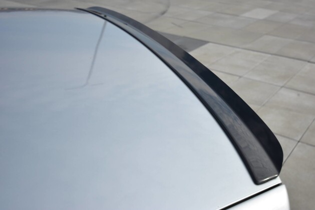 Heck Spoiler Aufsatz Abrisskante für BMW 3er E46 COUPE vor Facelift schwarz Hochglanz