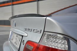 Heck Spoiler Aufsatz Abrisskante passend für BMW 3er E46 COUPE vor Facelift schwarz Hochglanz