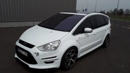 Cup Spoilerlippe Front Ansatz passend für Ford S-Max Titanium Mk1 FL schwarz Hochglanz