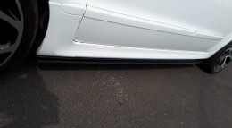 Seitenschweller Ansatz Cup Leisten für Ford S-Max Titanium Mk1 FL schwarz Hochglanz