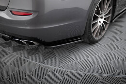 Heck Ansatz Flaps Diffusor für Maserati Quattroporte Mk6 schwarz Hochglanz