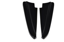 Heck Ansatz Flaps Diffusor für MASERATI QUATTROPORTE MK.6 vor Facelift schwarz Hochglanz