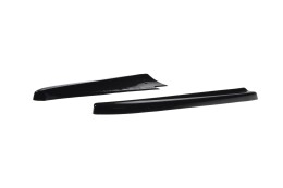 Heck Ansatz Flaps Diffusor passend für MASERATI QUATTROPORTE MK.6 vor Facelift schwarz matt