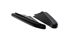Heck Ansatz Flaps Diffusor passend für MASERATI QUATTROPORTE MK.6 vor Facelift schwarz matt