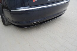 Mittlerer Cup Diffusor Heck Ansatz passend für Audi A8 W12 D3 schwarz Hochglanz