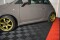 Seitenschweller Ansatz Cup Leisten für FIAT 500 HATCHBACK vor Facelift schwarz Hochglanz