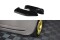 Heck Ansatz Flaps Diffusor passend für FIAT 500 HATCHBACK vor Facelift schwarz Hochglanz