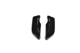 Heck Ansatz Flaps Diffusor für FIAT 500 HATCHBACK vor Facelift schwarz matt