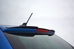 Heck Spoiler Aufsatz Abrisskante für Skoda Octavia RS Mk2 / Mk2 FL Combi schwarz Hochglanz