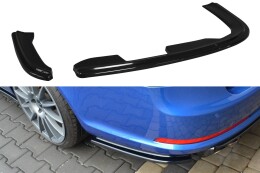 Heck Ansatz Flaps Diffusor für Skoda Octavia RS Mk2 / Mk2 FL Limo / Combi schwarz Hochglanz