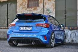 Heck Spoiler Aufsatz Abrisskante V.1 für Ford Focus Hatchback ST-Line Mk4 schwarz Hochglanz