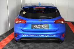 Heck Ansatz Flaps Diffusor V.1 passend für Ford Focus Hatchabck ST-Line schwarz Hochglanz