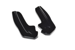 Street+ Heck Ansatz Flaps V.1 passend für Ford Focus Hatchabck ST-Line schwarz Hochglanz