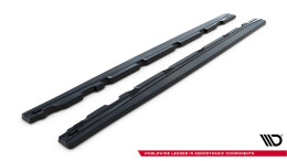 Seitenschweller Ansatz Cup Leisten V.1 passend für Ford Focus ST / ST-Line Mk4 Facelift schwarz Hochglanz