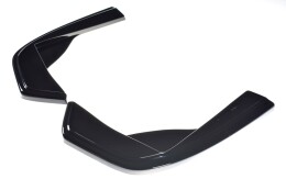 Heck Ansatz Flaps Diffusor passend für Mercedes-AMG C 43 Limousine W205 Facelift schwarz Hochglanz