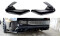 Heck Ansatz Flaps Diffusor passend für Mercedes-AMG C 43 Limousine W205 Facelift schwarz Hochglanz