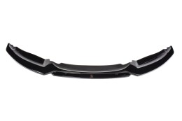 Cup Spoilerlippe Front Ansatz V.1 passend für for BMW 1er E82 FACELIFT M Paket schwarz Hochglanz