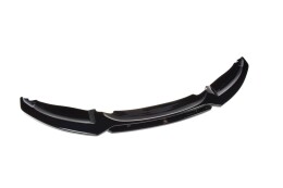Cup Spoilerlippe Front Ansatz V.1 passend für for BMW 1er E82 FACELIFT M Paket schwarz Hochglanz