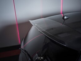 Heck Spoiler Aufsatz Abrisskante passend für BMW 1er E81/ E87 FACELIFT (AERO SPOILER) schwarz Hochglanz