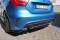 Mittlerer Cup Diffusor Heck Ansatz passend für Mercedes W176 AMG-LINE vor Facelift schwarz Hochglanz
