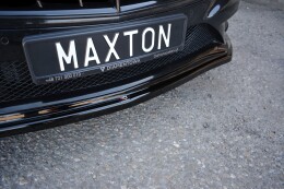 Cup Spoilerlippe Front Ansatz V.1 passend für Mercedes S-KLASSE AMG-LINE W222 schwarz Hochglanz