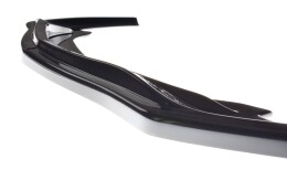 Cup Spoilerlippe Front Ansatz V.1 passend für Mercedes S-KLASSE AMG-LINE W222 schwarz Hochglanz