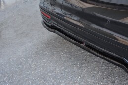 Mittlerer Cup Diffusor Heck Ansatz passend für Mercedes S-KLASSE AMG-LINE W222 schwarz Hochglanz