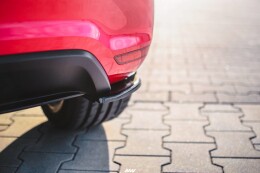 Heck Ansatz Flaps Diffusor für VW POLO MK5 GTI 6R vor Facelift schwarz Hochglanz