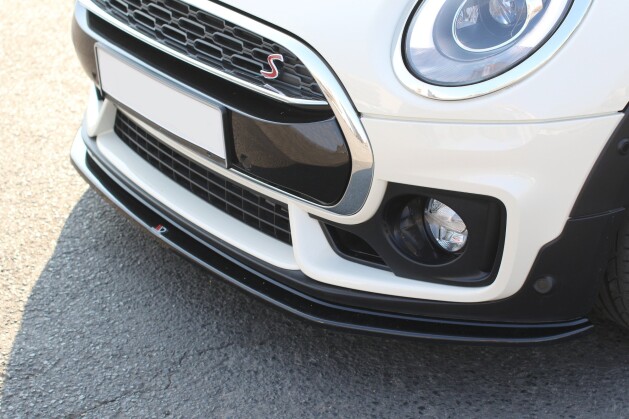 Street+ Spoilerlippe Front Ansatz V.1 passend für Mini CLUBMAN S MK2 (F54) JCW schwarz Hochglanz
