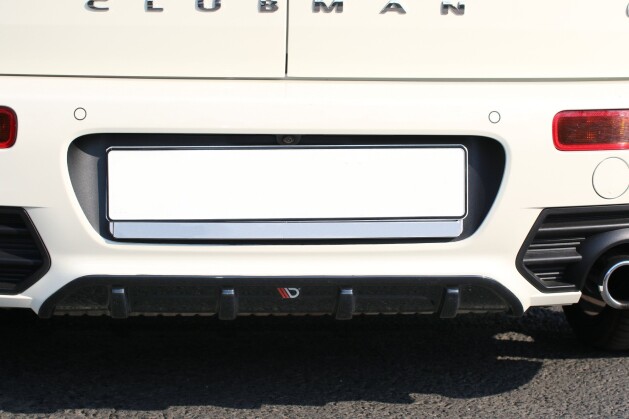 Heck Ansatz Diffusor passend für MINI CLUBMAN S MK2 (F54) JCW schwarz Hochglanz