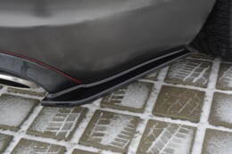 Heck Ansatz Flaps Diffusor für JAGUAR XF (X250) MK1 SPORTBRAKE S-Paket schwarz Hochglanz