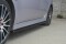 Seitenschweller Ansatz Cup Leisten passend für MAZDA 6 MK2 SPORT HATCH (GH-SERIES) vor Facelift schwarz Hochglanz