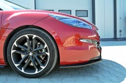 Cup Spoilerlippe Front Ansatz V.1 für Peugeot RCZ Mk1 FL schwarz Hochglanz