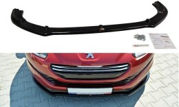 Cup Spoilerlippe Front Ansatz V.1 passend für Peugeot RCZ Mk1 Facelift schwarz Hochglanz