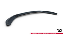 Cup Spoilerlippe Front Ansatz V.1 passend für MERCEDES- BENZ C-KLASSE W205 COUPE AMG-LINE schwarz Hochglanz