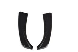Heck Ansatz Flaps Diffusor passend für MERCEDES- BENZ C-KLASSE W205 COUPE AMG-LINE schwarz matt